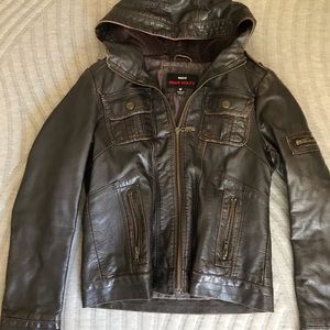 SOLD- Miss Sixty Brown Jacket Moto style Women S